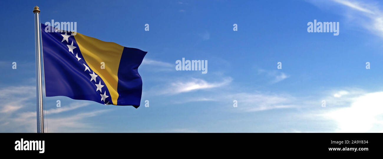 Shield flag bosnia hi-res stock photography and images - Alamy