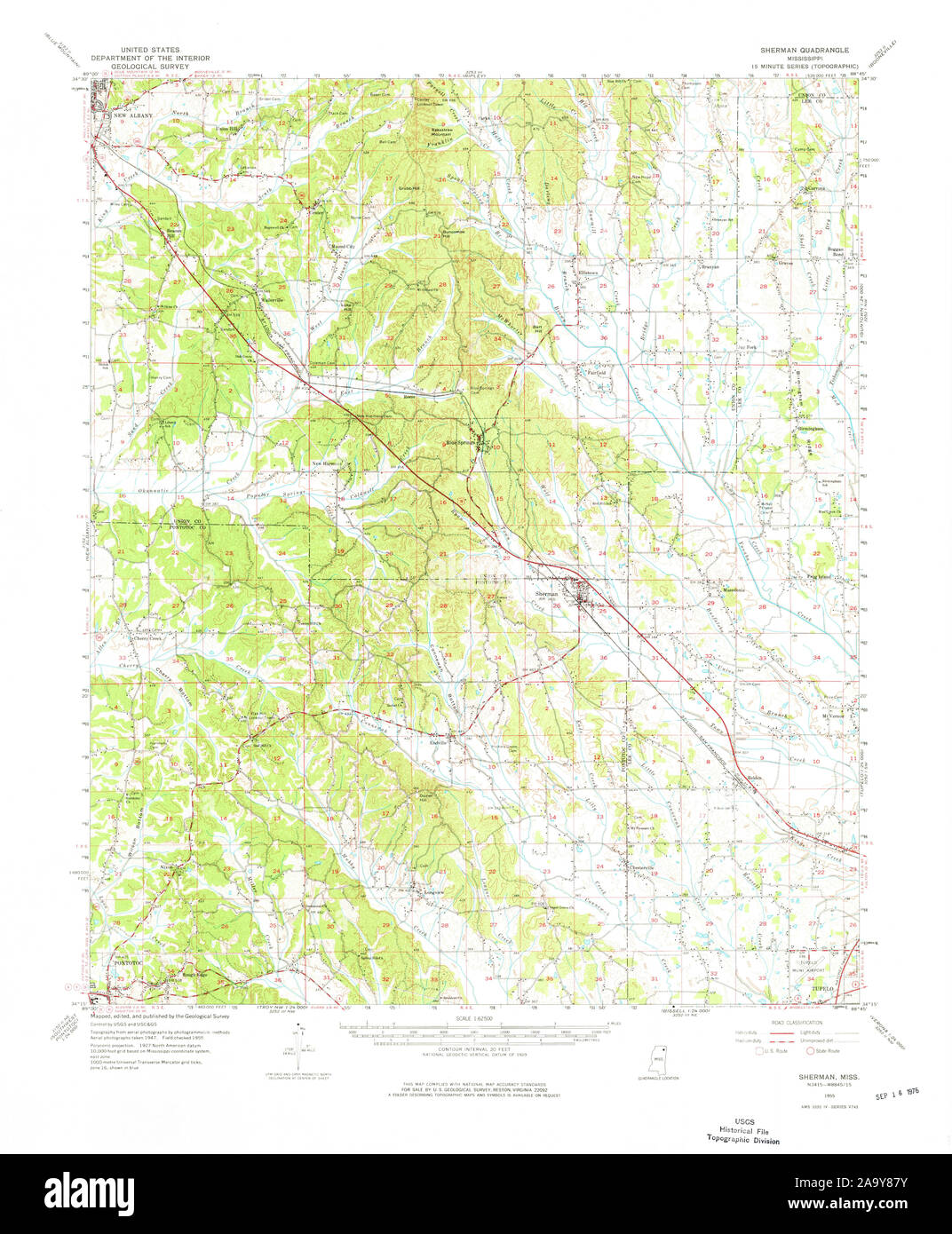 Map of sherman Cut Out Stock Images & Pictures - Alamy