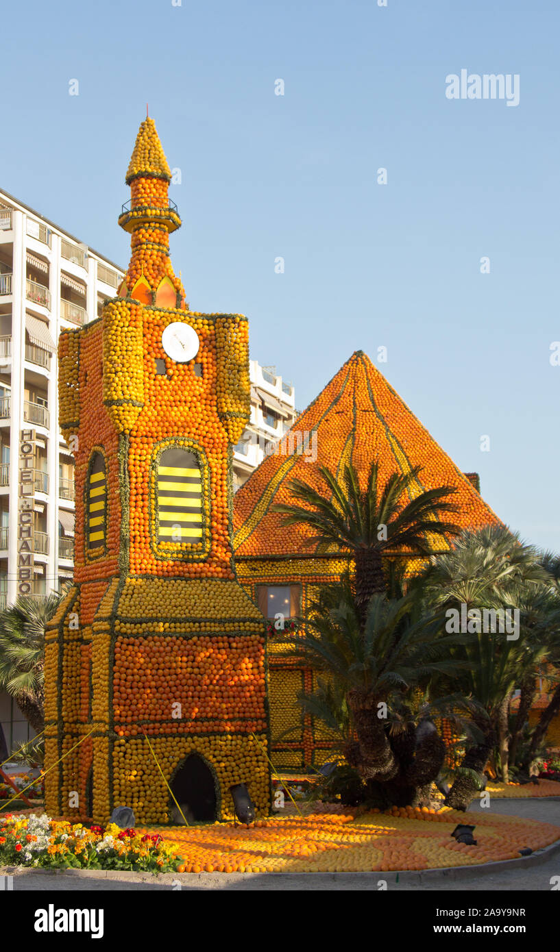Lemon Festival Fete Du Citron On French Riviera Architectural 