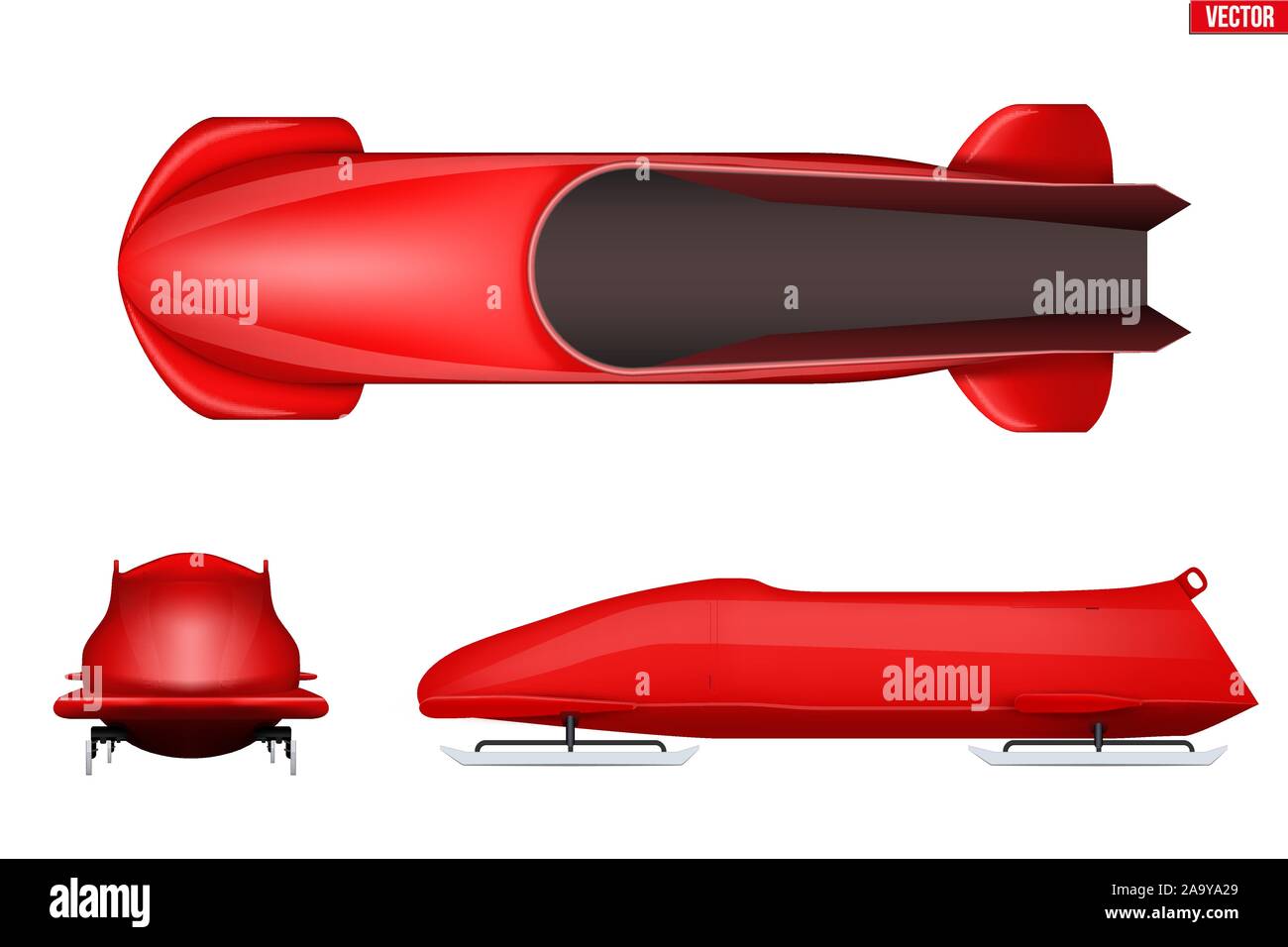 Bobsledding Stock Vector Images - Alamy