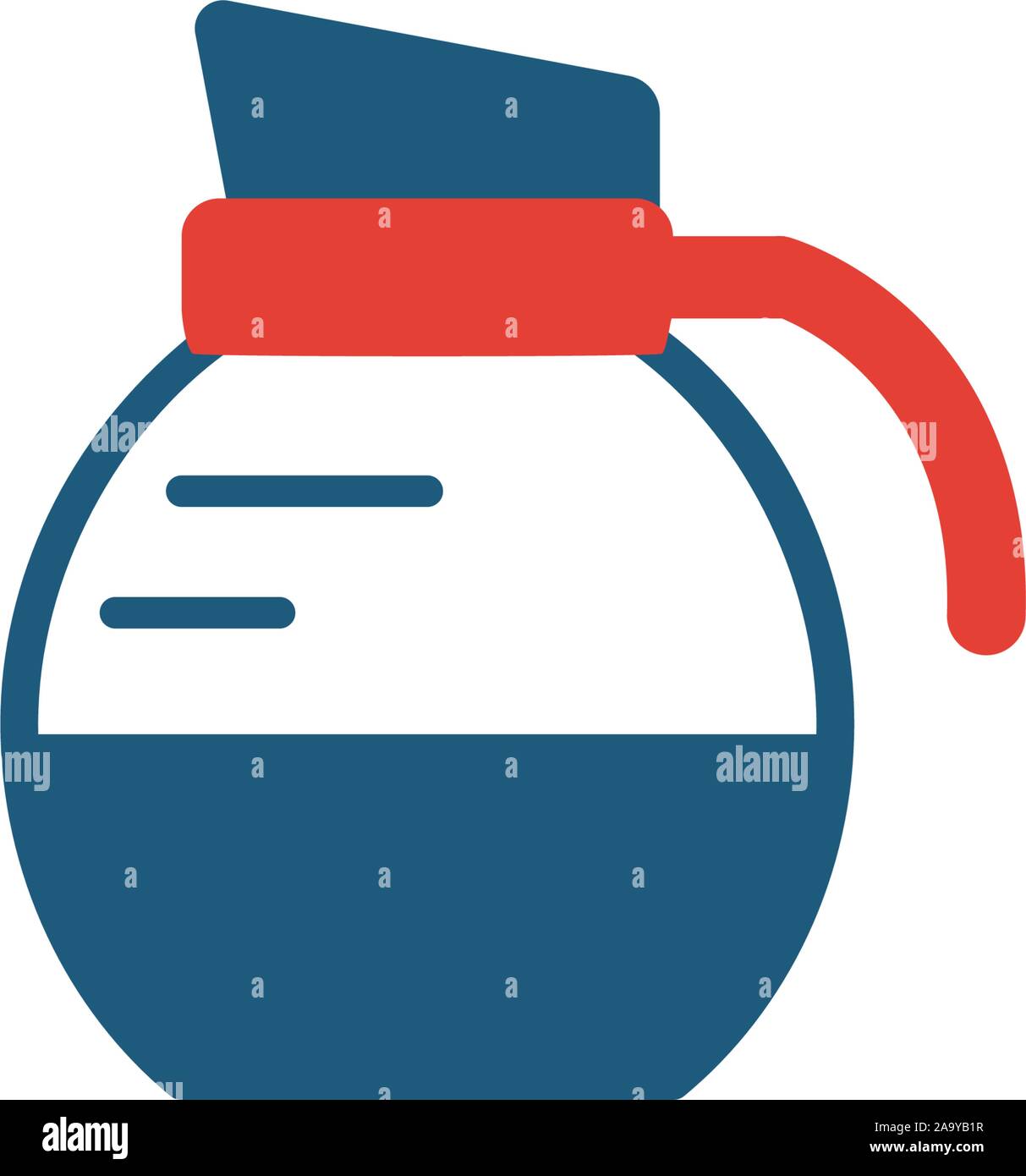 Coffee Pot icon. Simple flat element from coffe shop collection ...