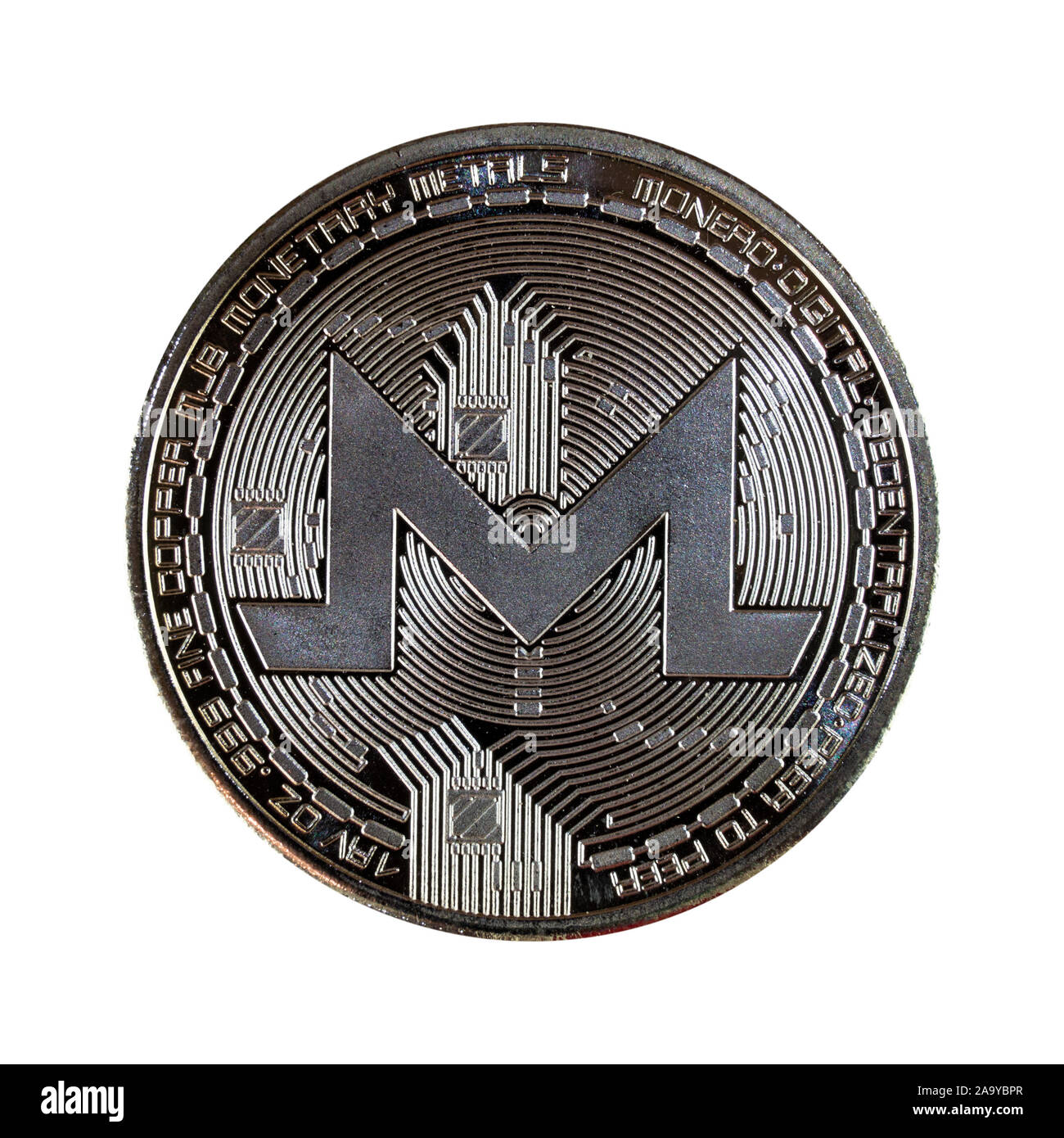 Monero MNR is a modern way of exchange and this crypto currency is a  convenient means of payment Stock Photo - Alamy