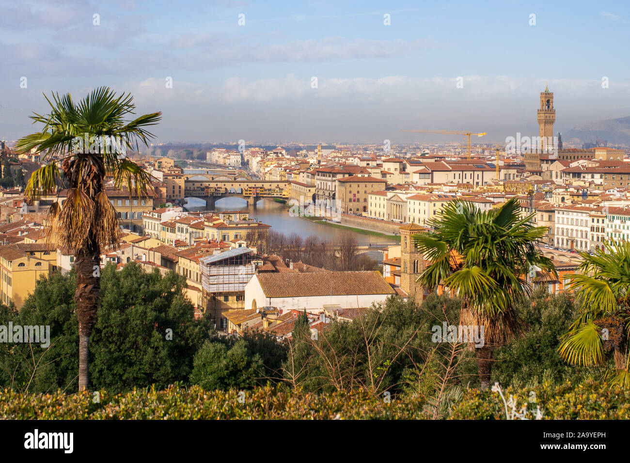 Florence from Piazzale Michelangelo Stock Photo