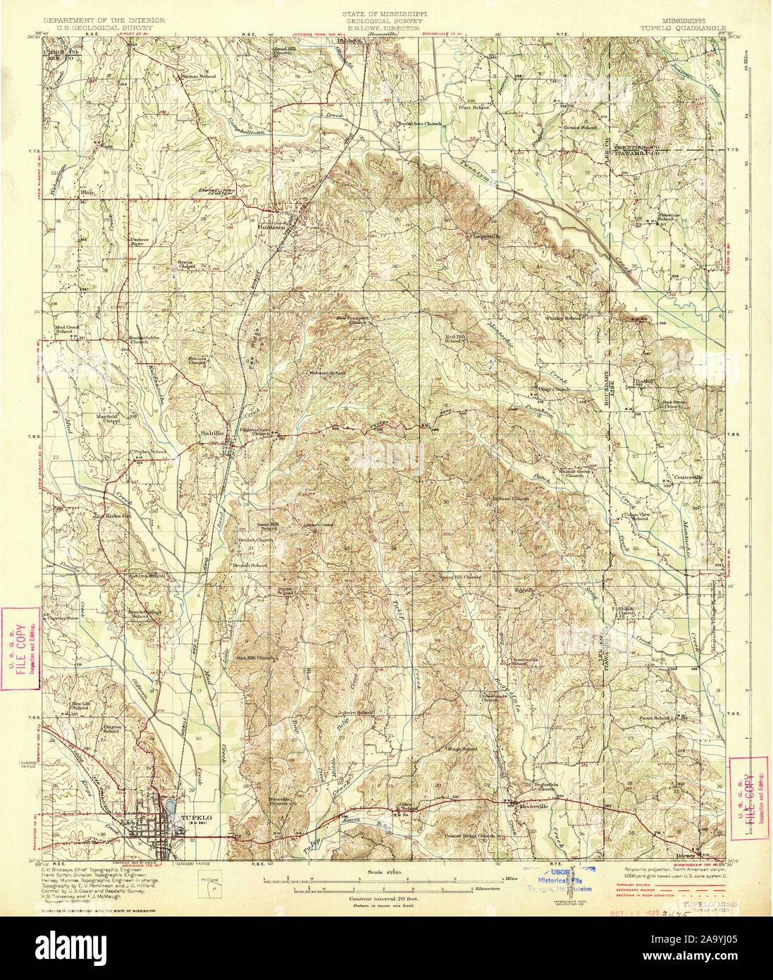 Tupelo map hi-res stock photography and images - Alamy