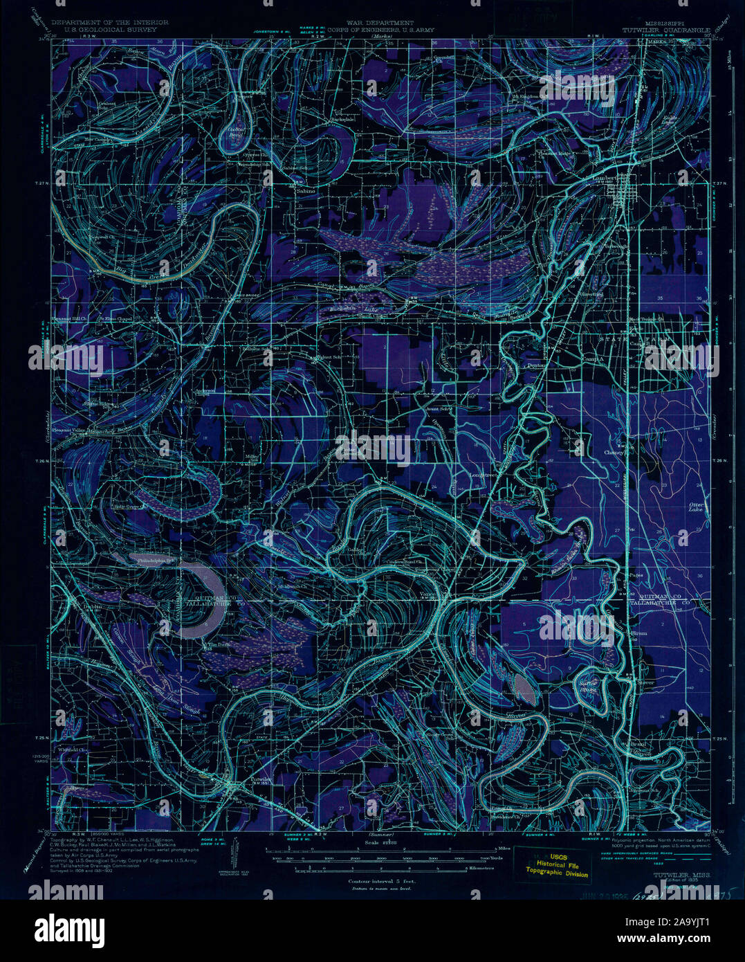 Tutwiler mississippi map hires stock photography and images Alamy