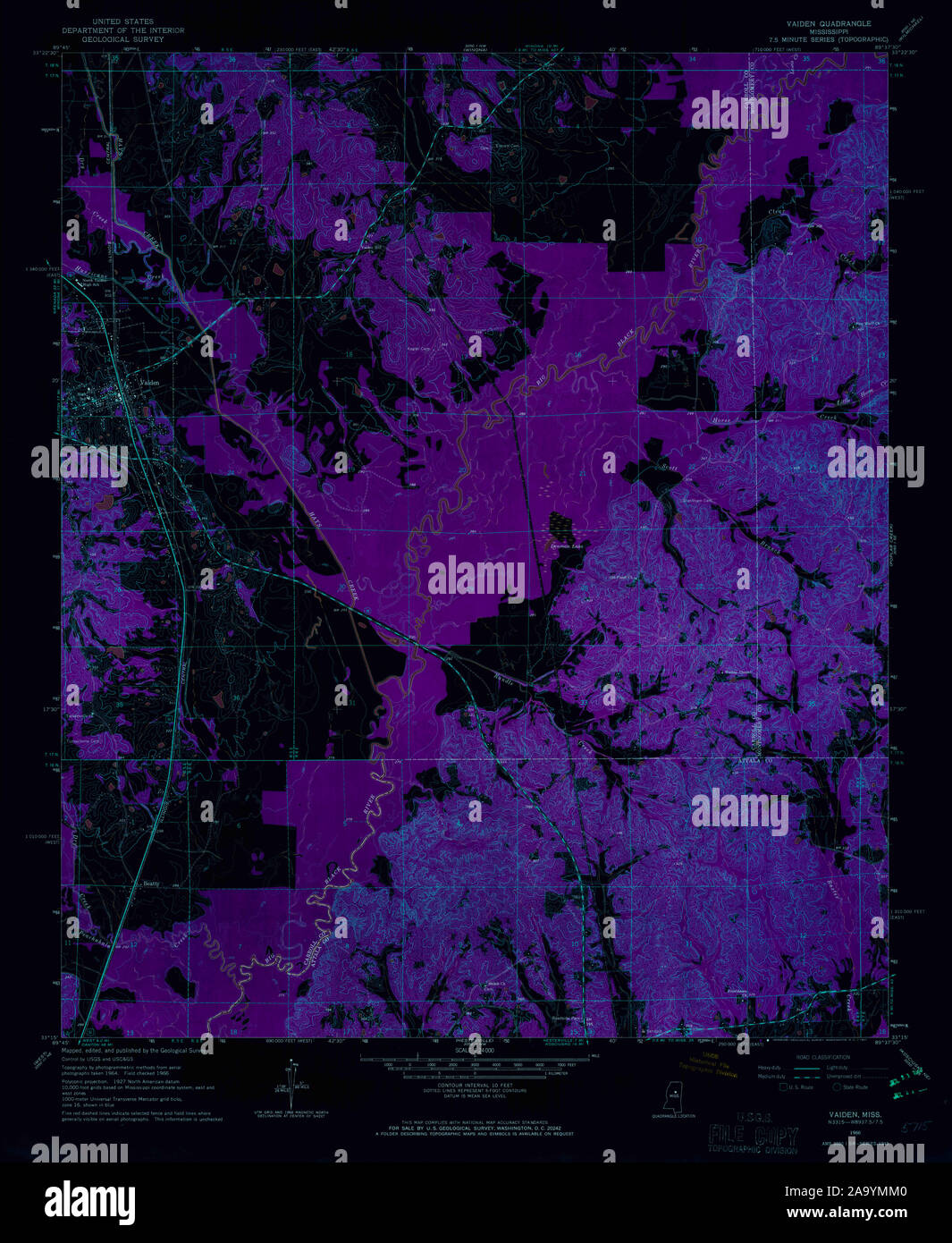 Map of vaiden hires stock photography and images Alamy