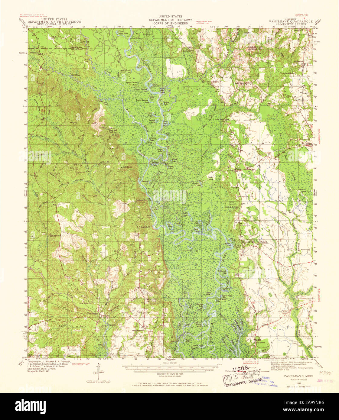 Vancleave map hires stock photography and images Alamy