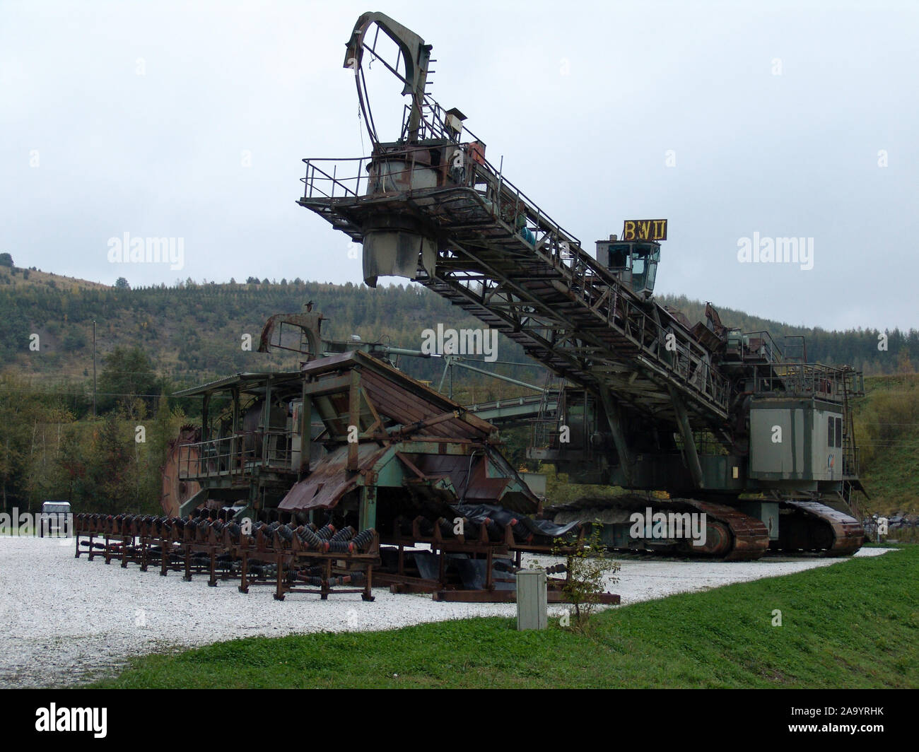 VABE 700 SCHAUFELRADBAGGER . BUCKKET WHEEL EXCAVATOR Stock Photo