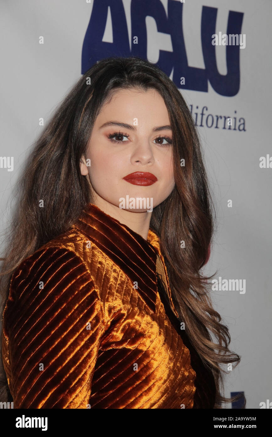 Selena Gomez 11/17/2019 ACLU SoCal's Annual Bill of Rights Awards