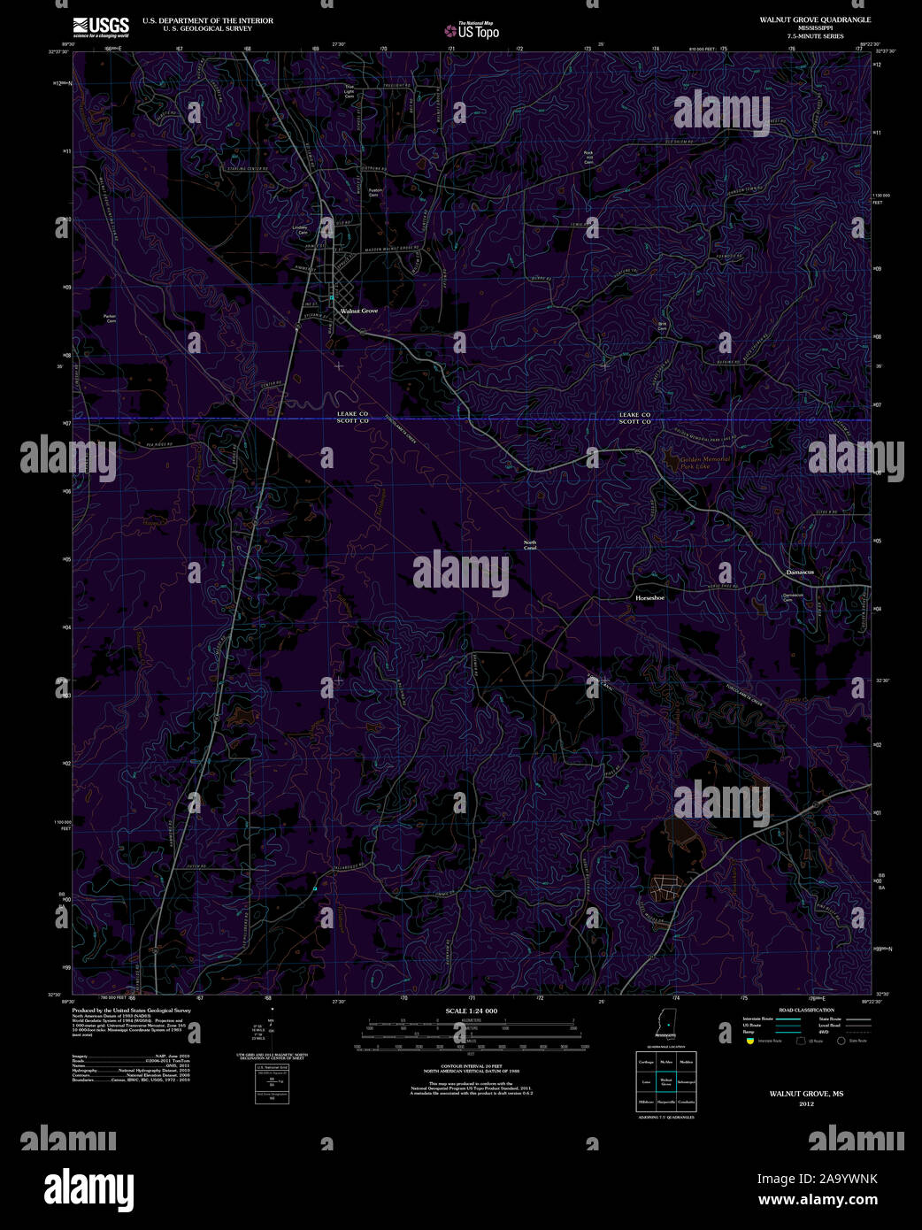 Walnut grove map hires stock photography and images Alamy