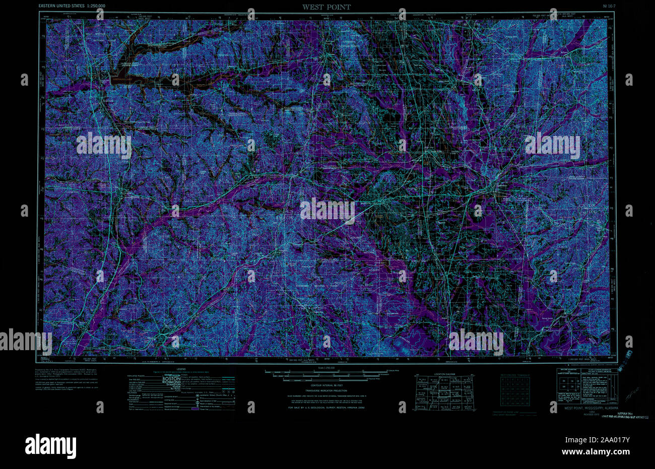 West point mississippi map hires stock photography and images Alamy