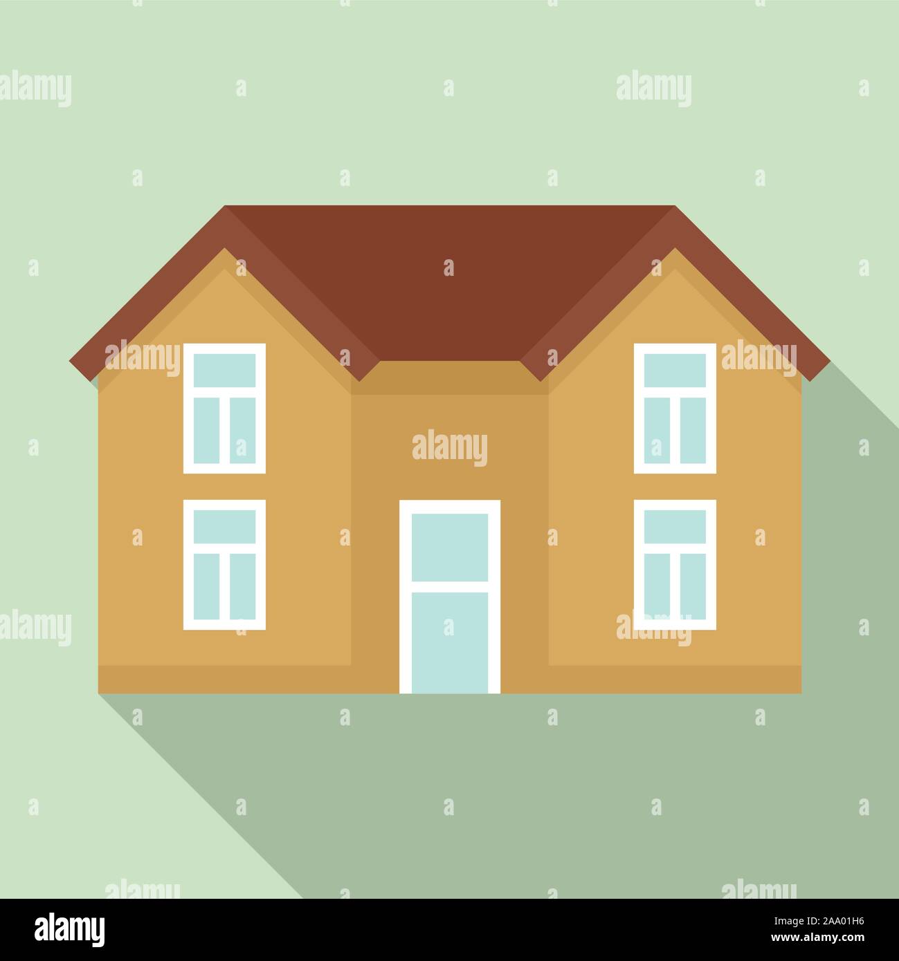 Roof cottage icon. Flat illustration of roof cottage vector icon for ...