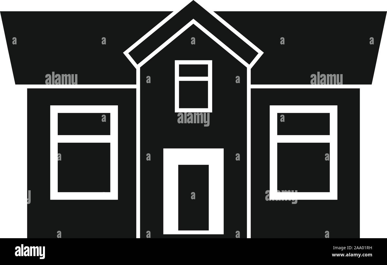 Roof cottage icon. Simple illustration of roof cottage vector icon for ...