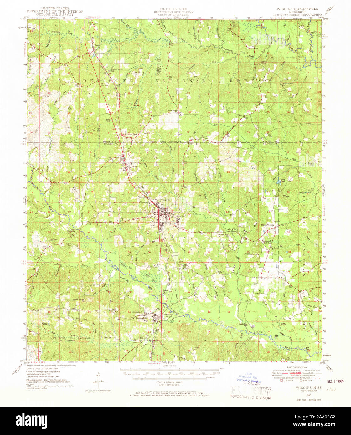 Wiggins mississippi map hires stock photography and images Alamy