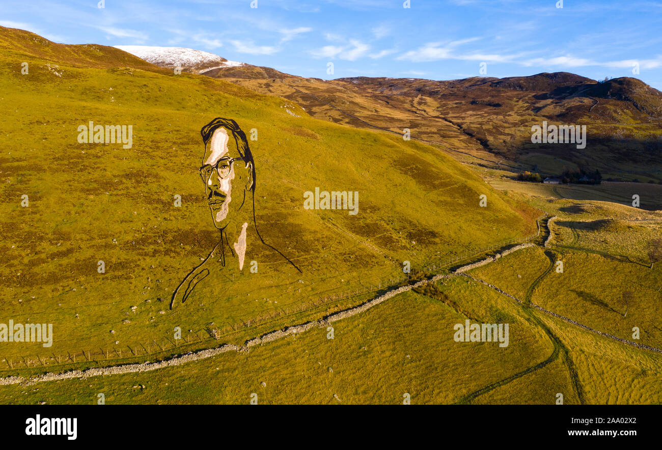 Spittal Scotland Spittal of Glenshee, Scotland, UK. 18th Nov, 2019. View of a giant ...