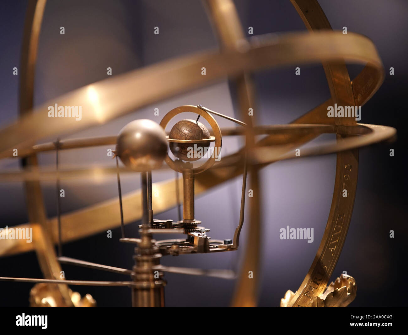New York, United States. 18th Nov, 2019. Orrery Clock is on display at a Press Preview for Making Marvels: Science and Splendor at the Courts of Europe at The Met Fifth Avenue in New York City on Monday, November 18, 2019. Photo by John Angelillo/UPI Credit: UPI/Alamy Live News Stock Photo