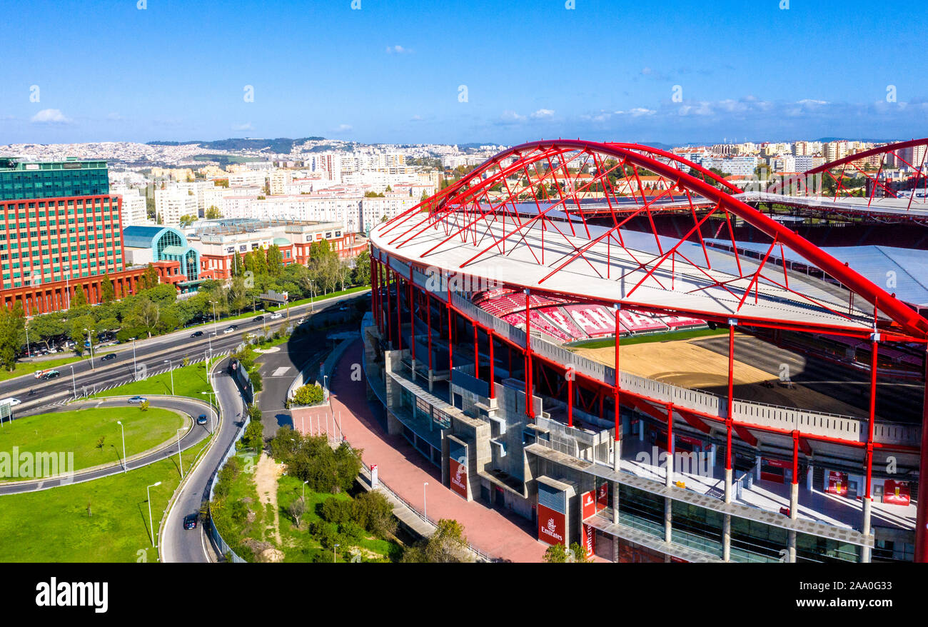Amazing Architecture Of Benfica Lisbon Soccer Stadium Estadio Da Luz City Of Lisbon Portugal November 5 19 Stock Photo Alamy