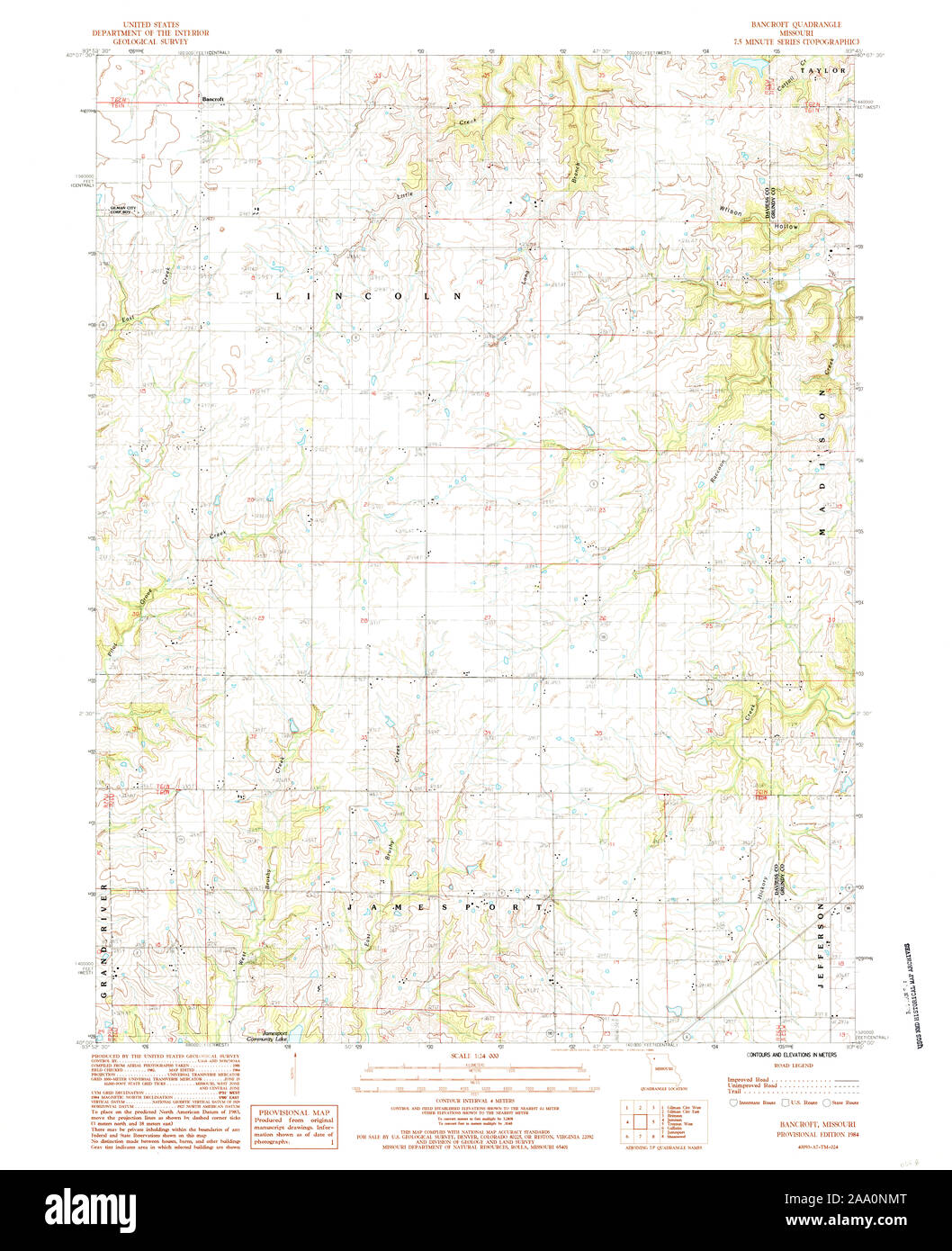 Map of bancroft Cut Out Stock Images & Pictures Alamy