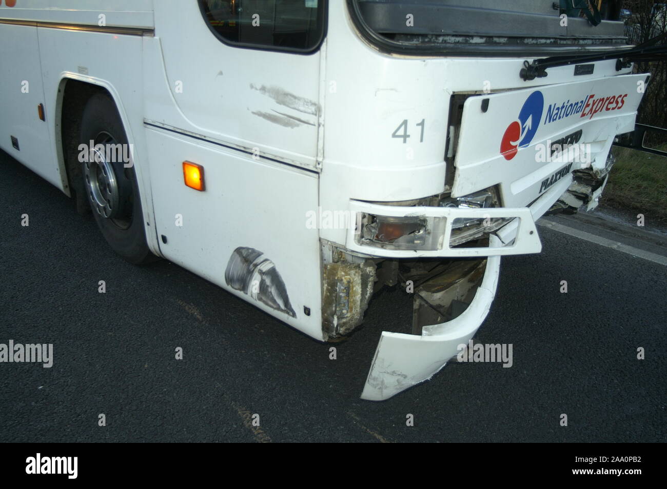 Bus collision hi-res stock photography and images - Alamy