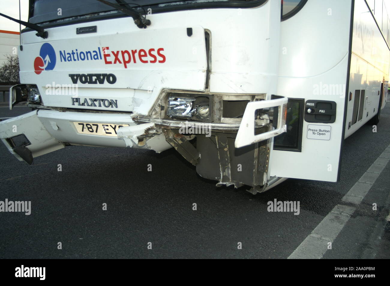 Bus Collision High Resolution Stock Photography and Images - Alamy