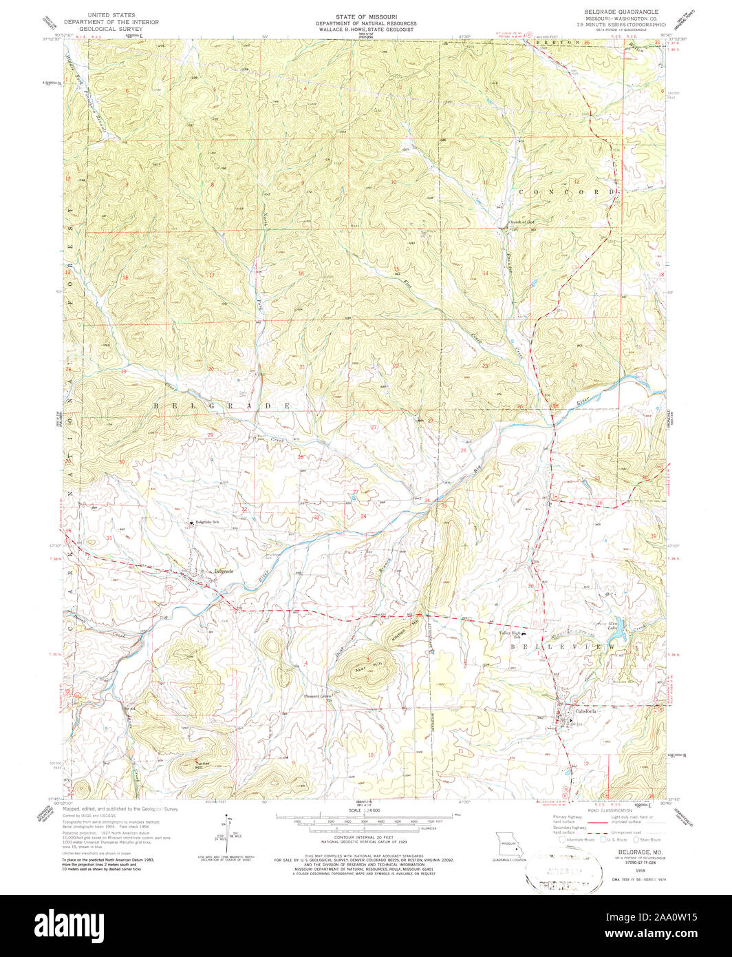 Belgrade maps Cut Out Stock Images & Pictures Alamy