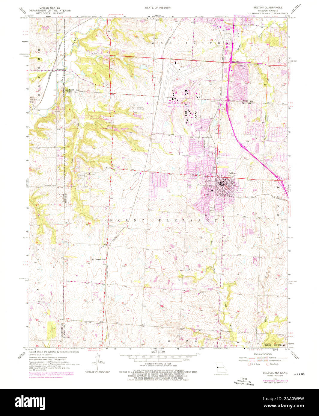 Map of belton hires stock photography and images Alamy