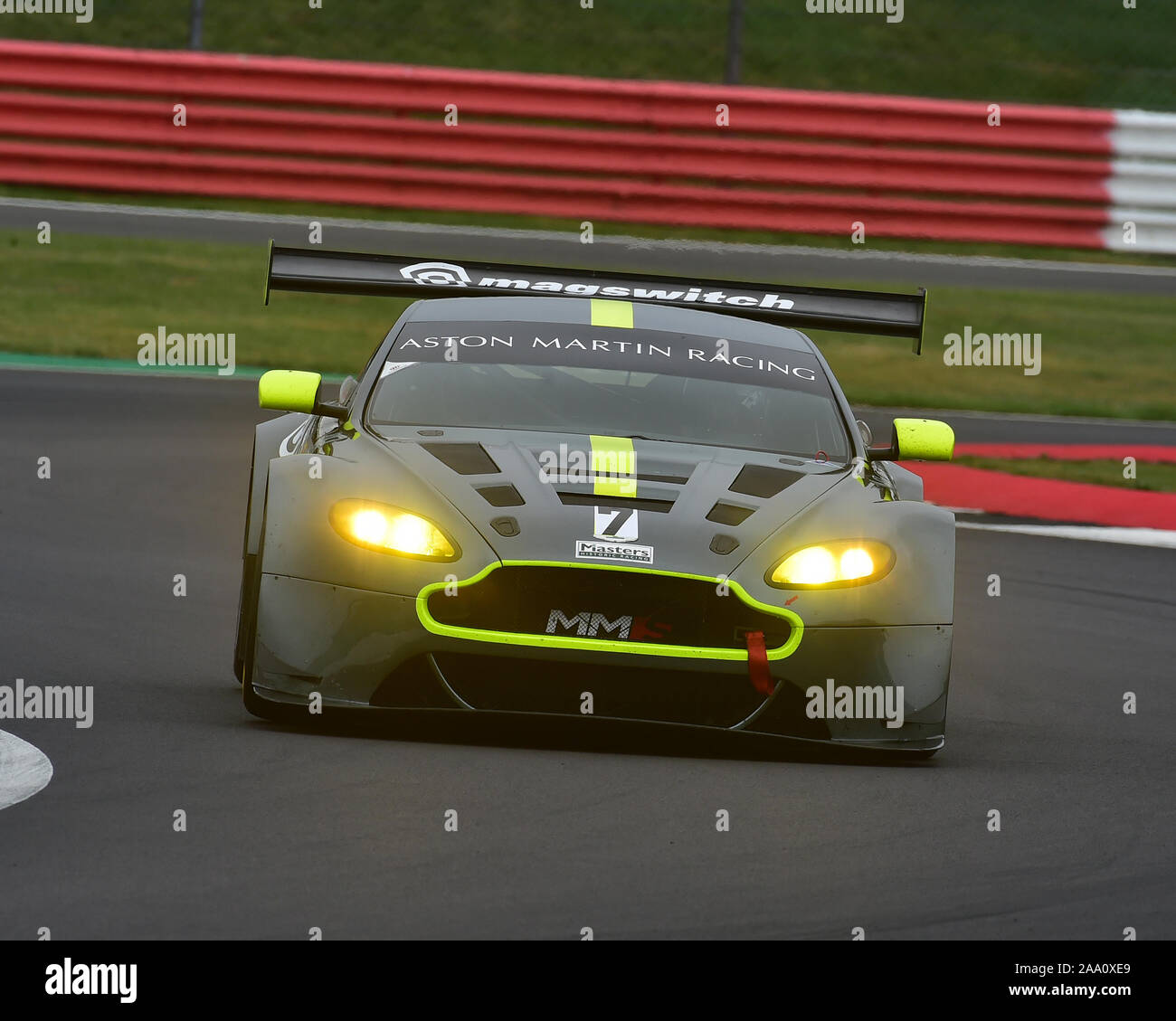 John Grant Alexander Lienau Aston Martin Vantage V12 Aston Martin Trophy For Masters Endurance Legends Silverstone Classic July 19 Silverstone Stock Photo Alamy