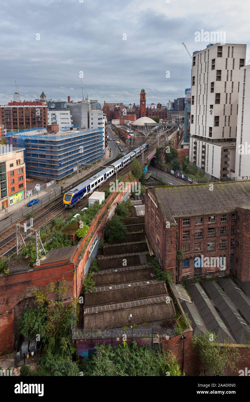 Arriva Northern rail class 195 195109 departing from Manchester Oxford