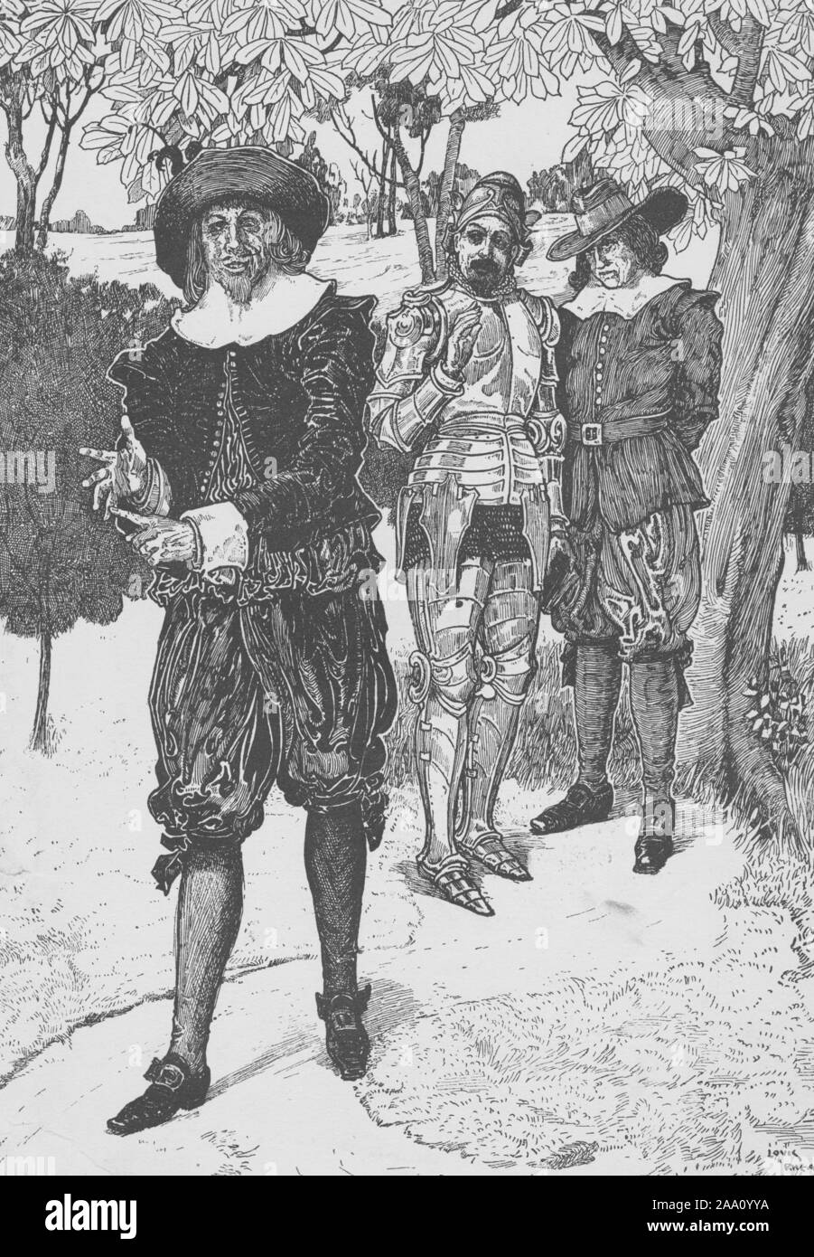 Pilgrim Process Engraving of a scene from the book 'Pilgrim's Progress' by John Bunyan ...