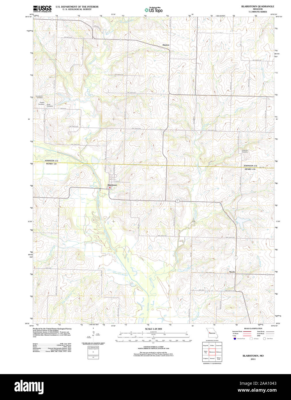 Blairstown map hires stock photography and images Alamy