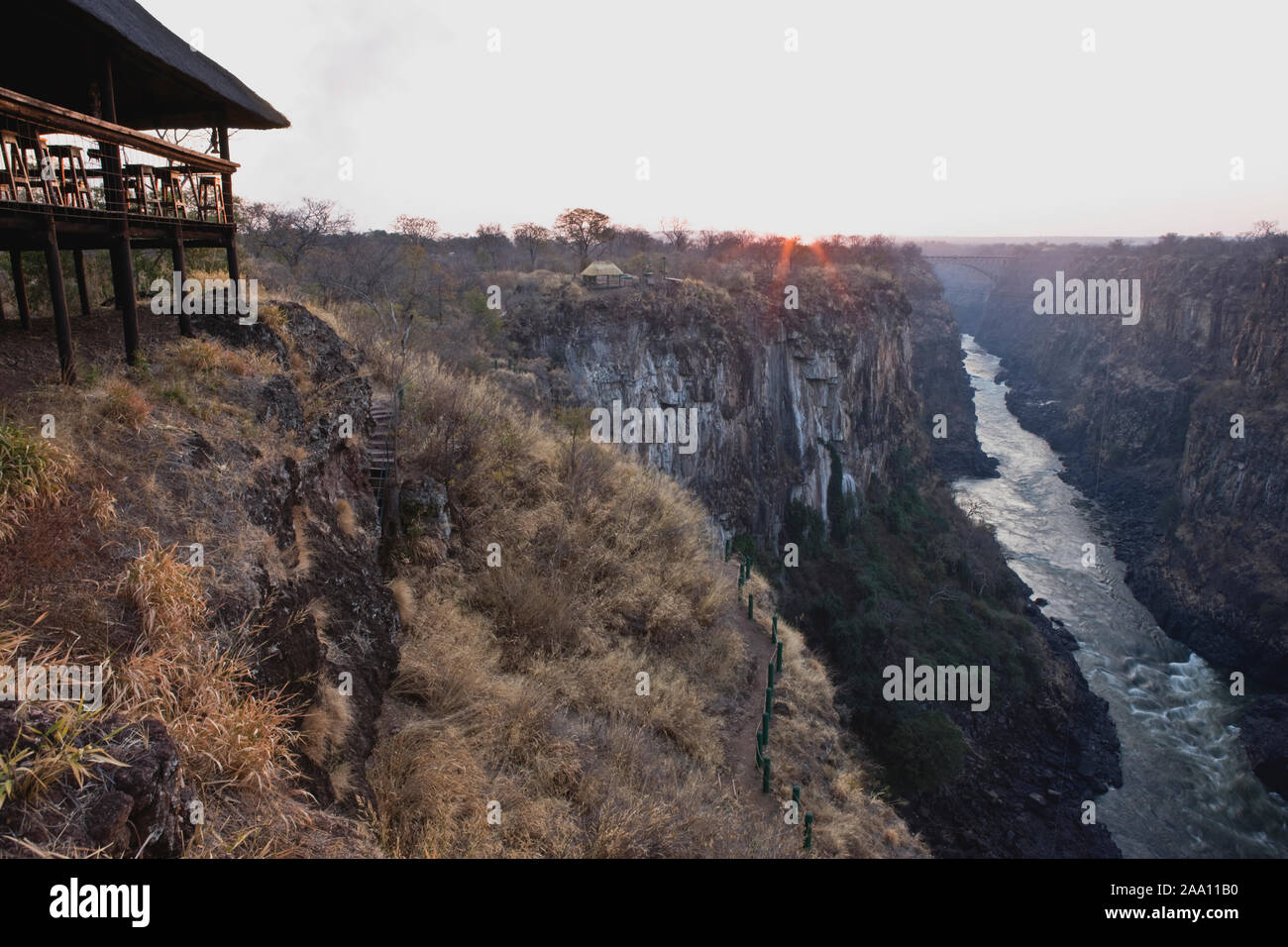 River running through a steep and rocky gorge Stock Photo - Alamy