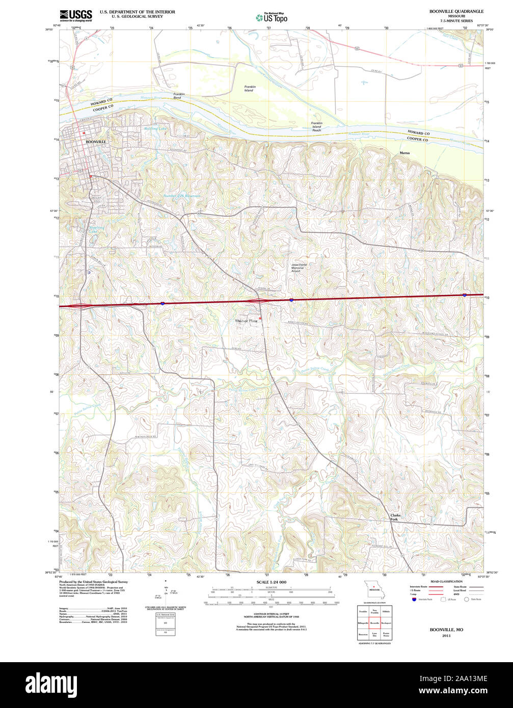 Map of boonville hires stock photography and images Alamy