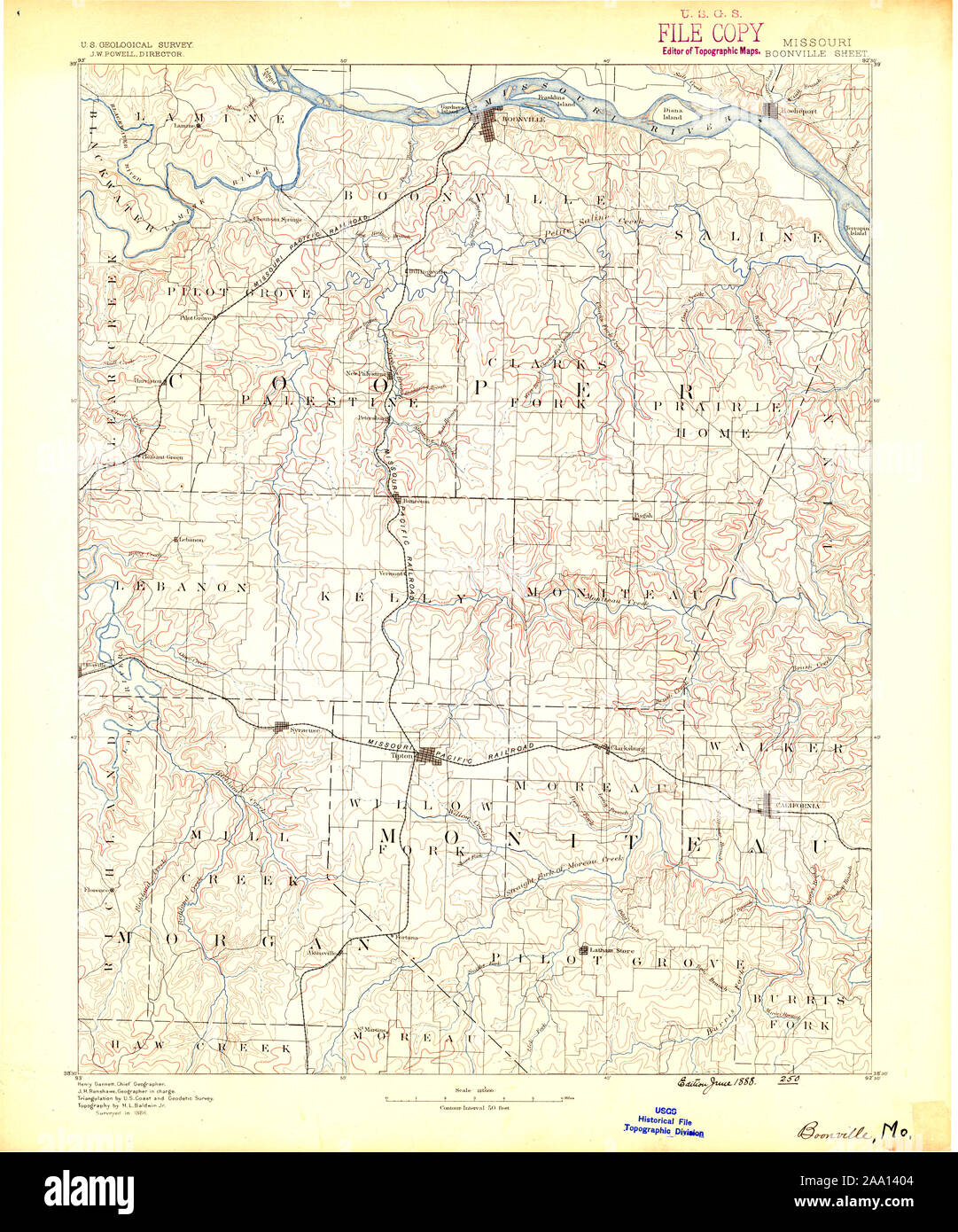Map of boonville hires stock photography and images Alamy