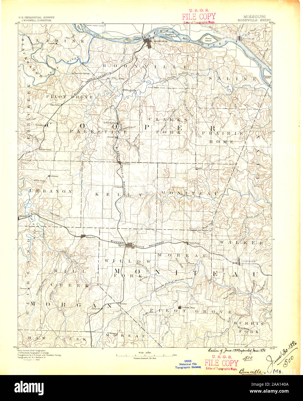 Map of boonville hires stock photography and images Alamy