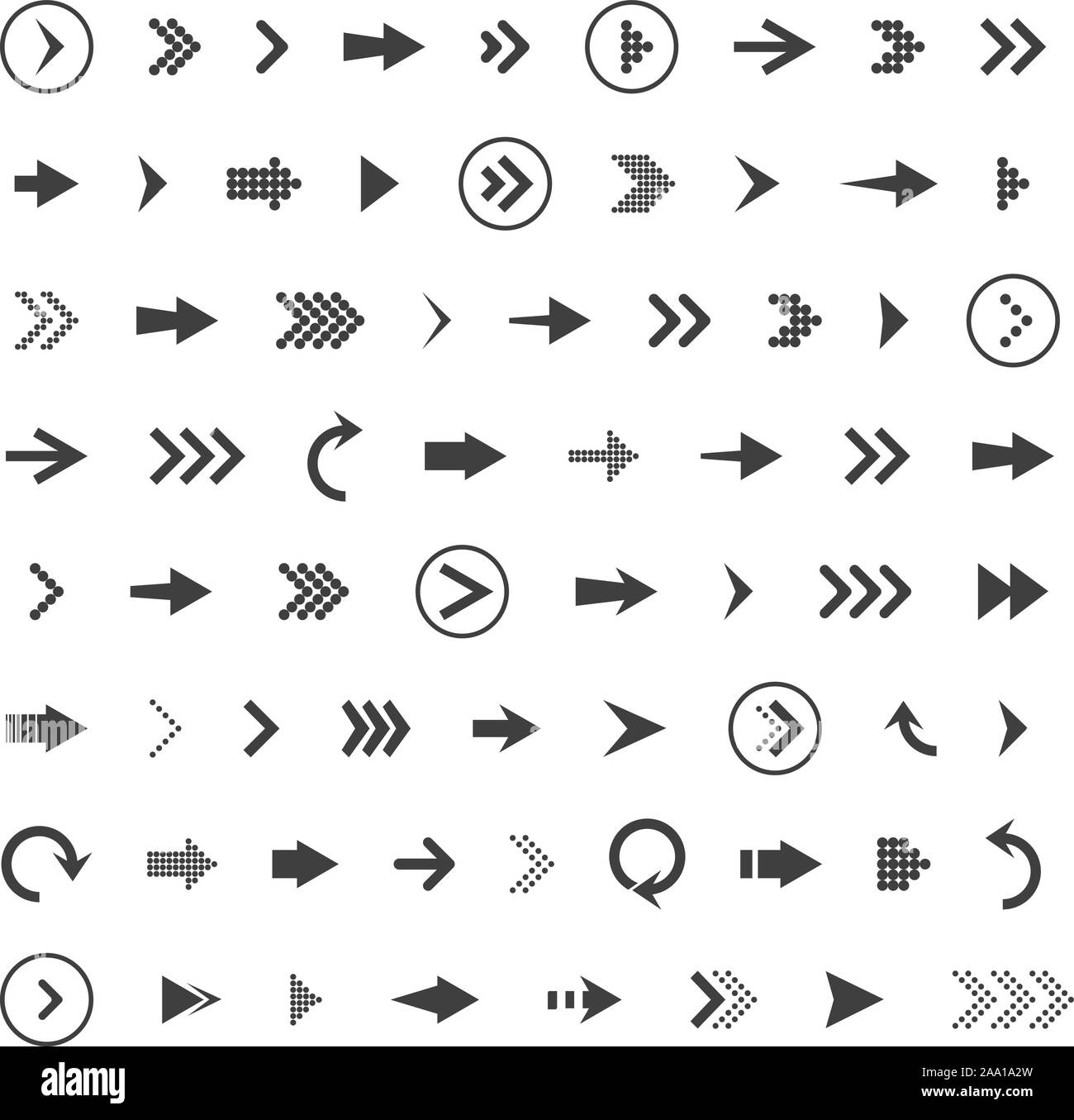 Arrows icon drawing element. Arrows set. Arrow icon. Arrow black