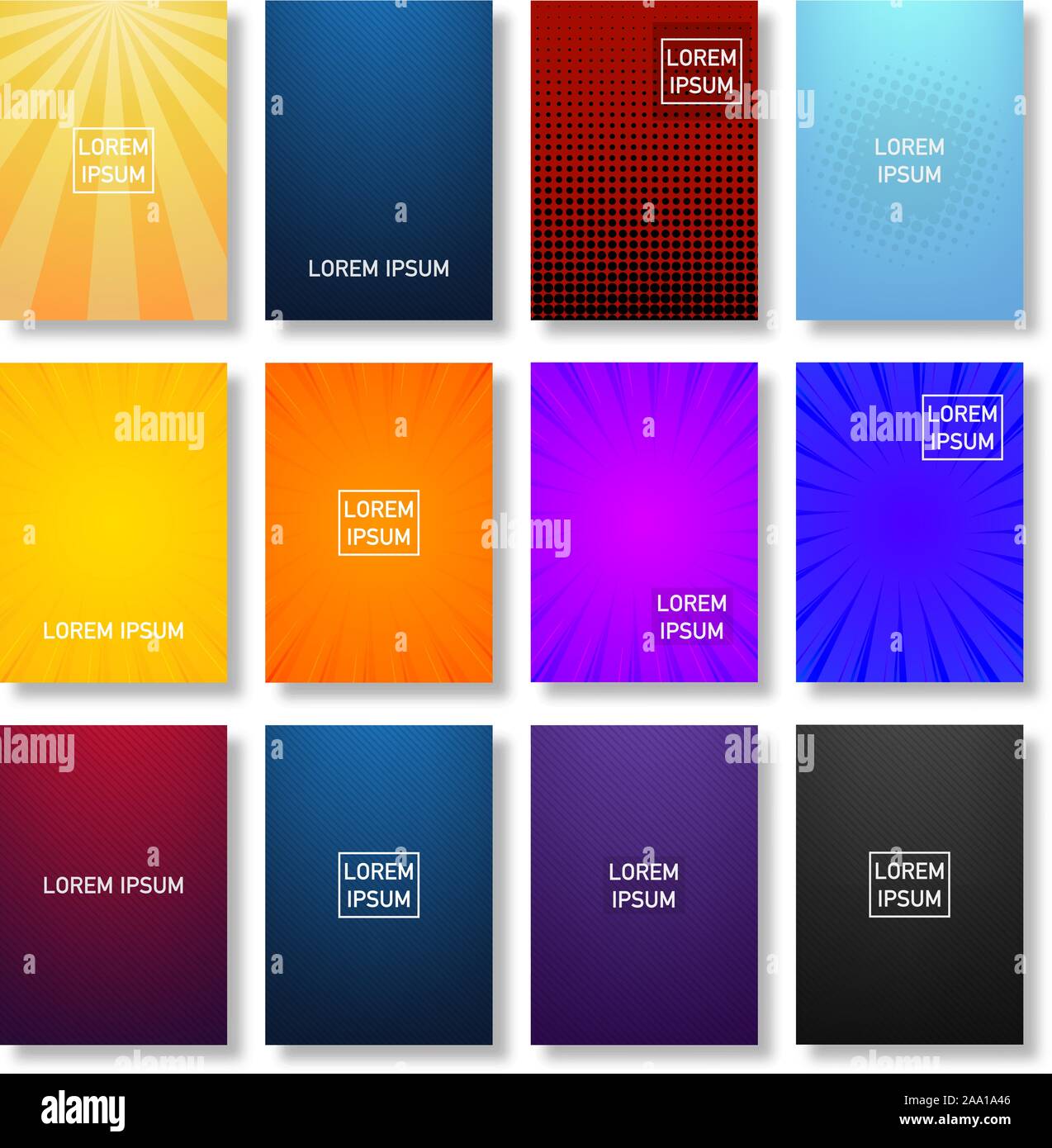 Minimal Covers Design Vector Abstract Banner Style Graphic