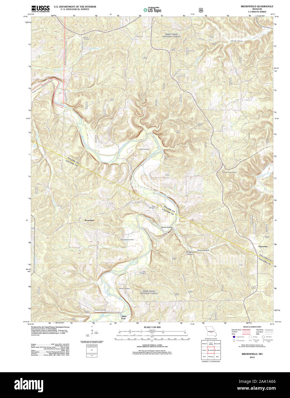Map of brownfield hires stock photography and images Alamy