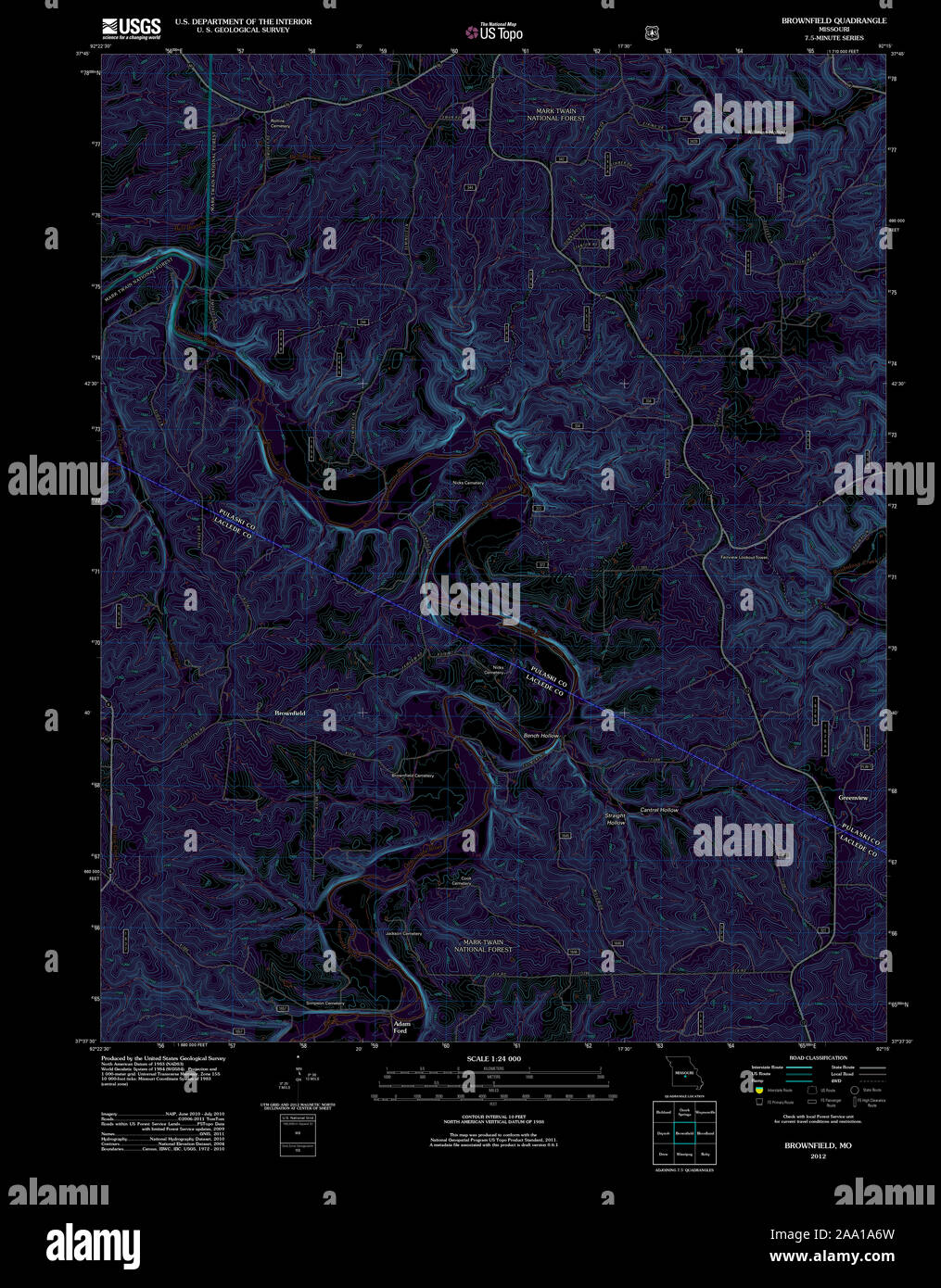 Map of brownfield hires stock photography and images Alamy