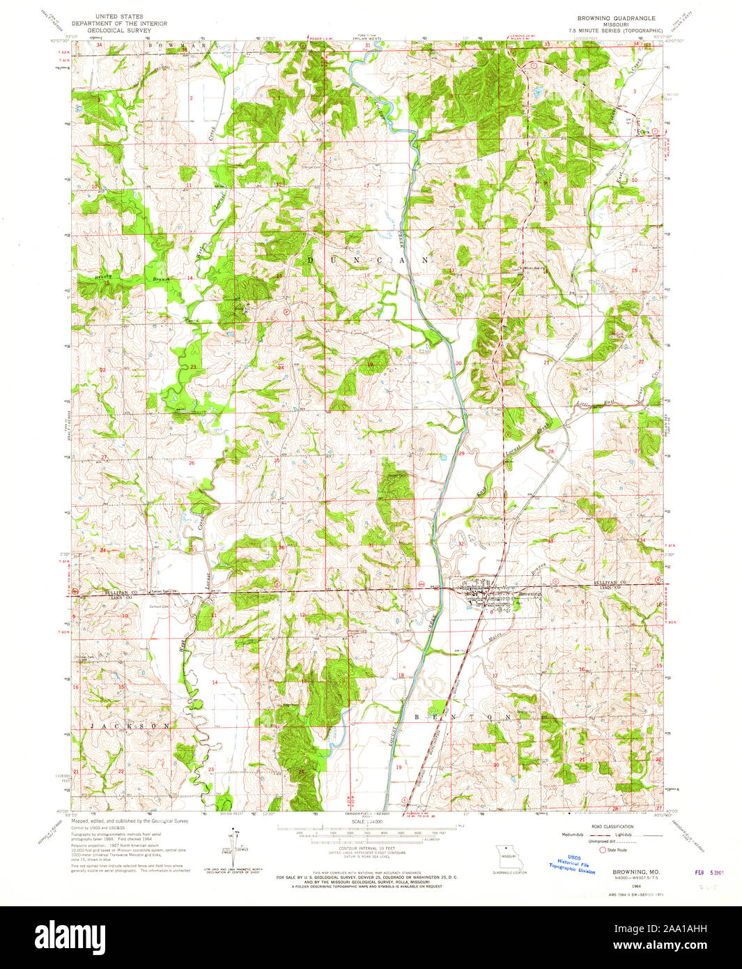 Map of browning Cut Out Stock Images & Pictures Alamy