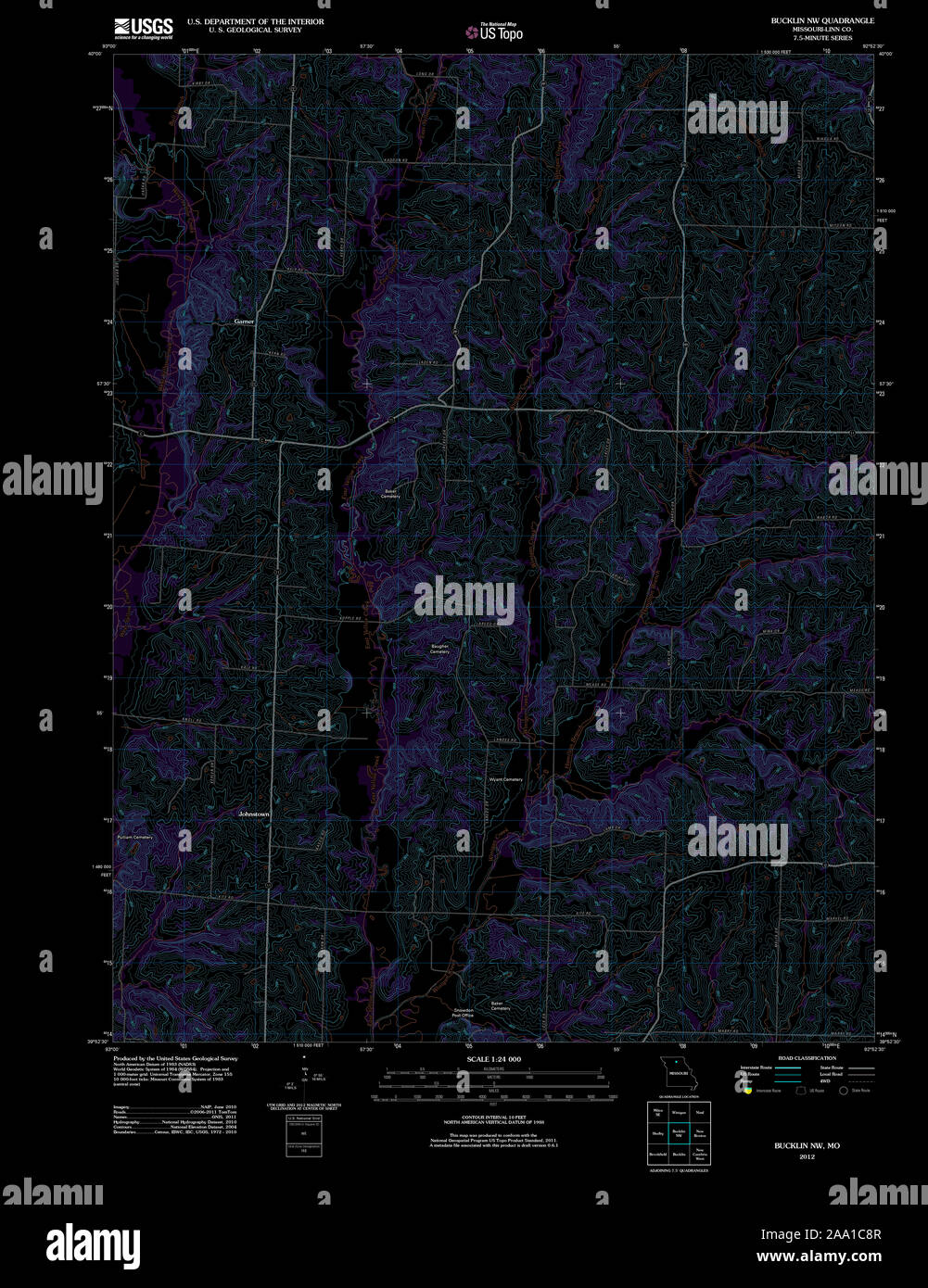 Map of bucklin hires stock photography and images Alamy