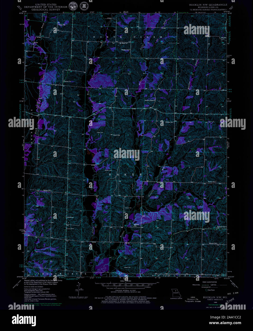 Map of bucklin hires stock photography and images Alamy