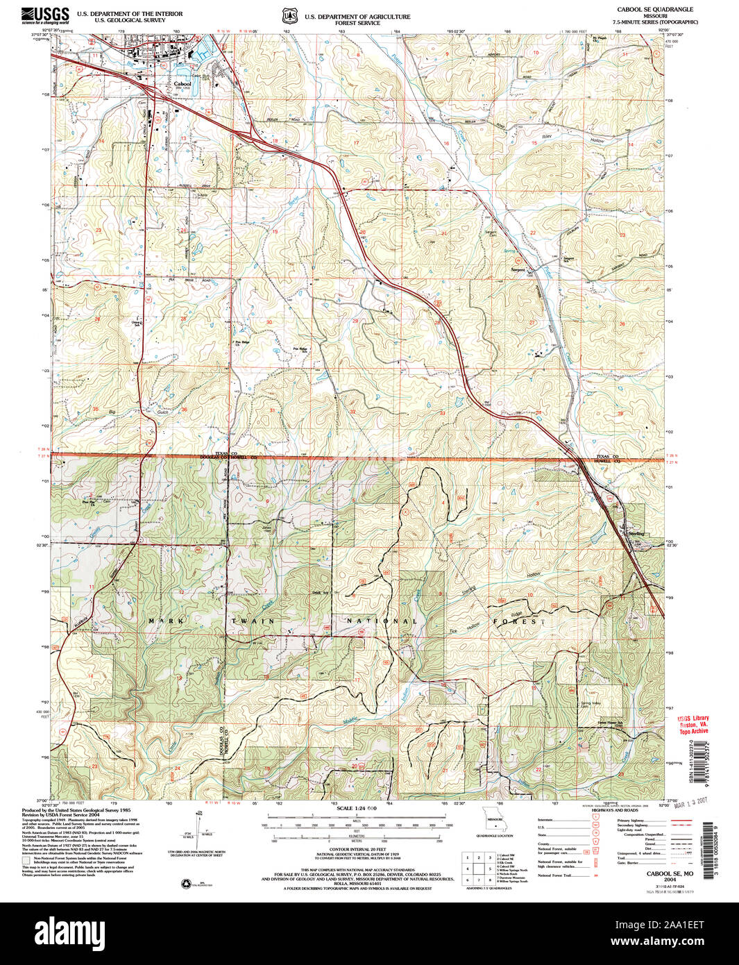 Map of cabool missouri Cut Out Stock Images & Pictures Alamy