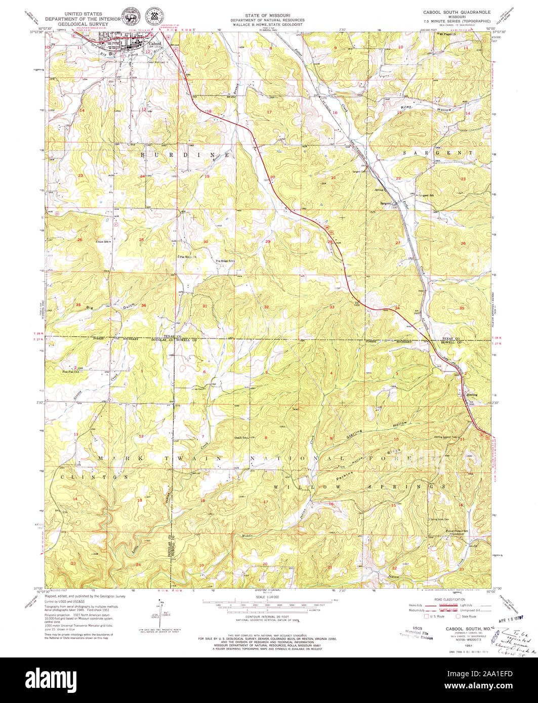Map of cabool missouri hires stock photography and images Alamy