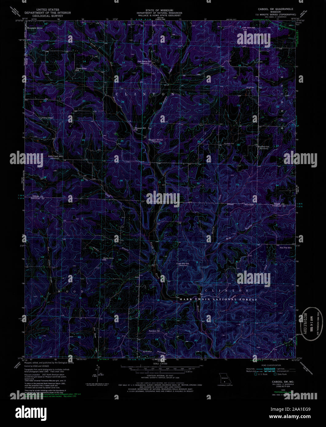 Map of cabool missouri hires stock photography and images Alamy