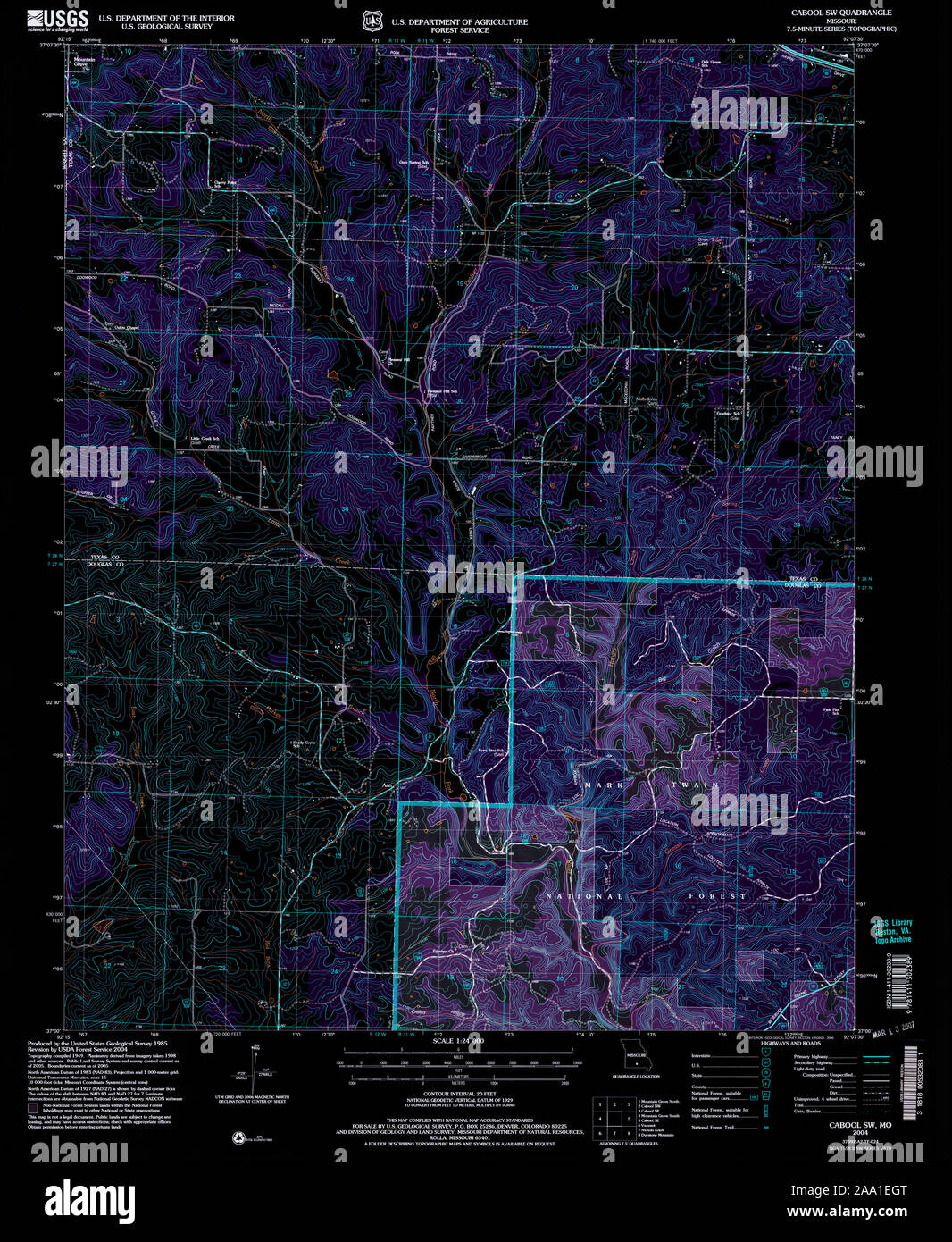 Map of cabool missouri hires stock photography and images Alamy