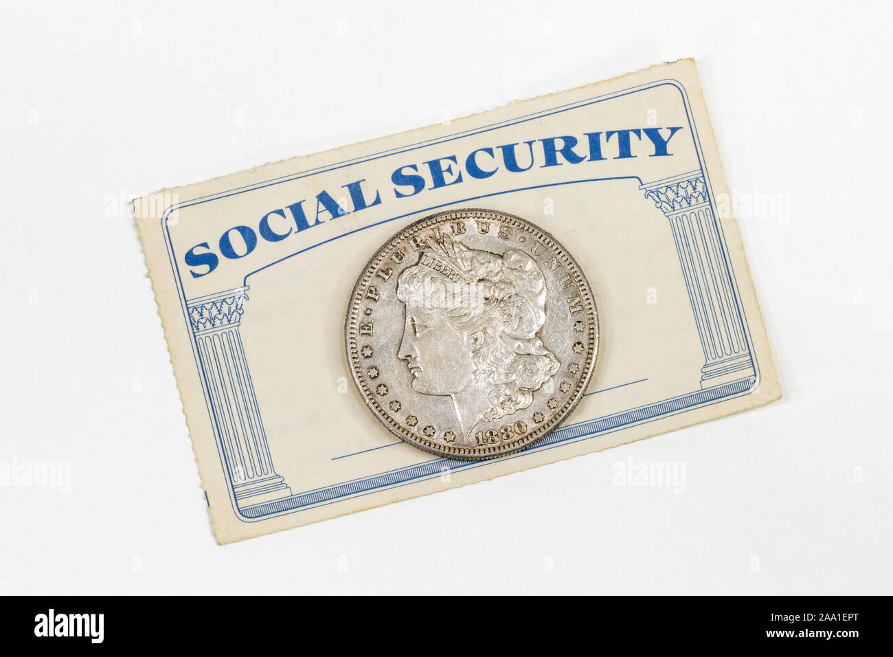 Blank Social Security Card Isolated High Resolution Stock For Blank Social Security Card Template Download