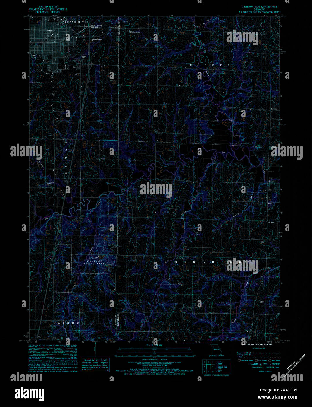 Cameron missouri map hires stock photography and images Alamy