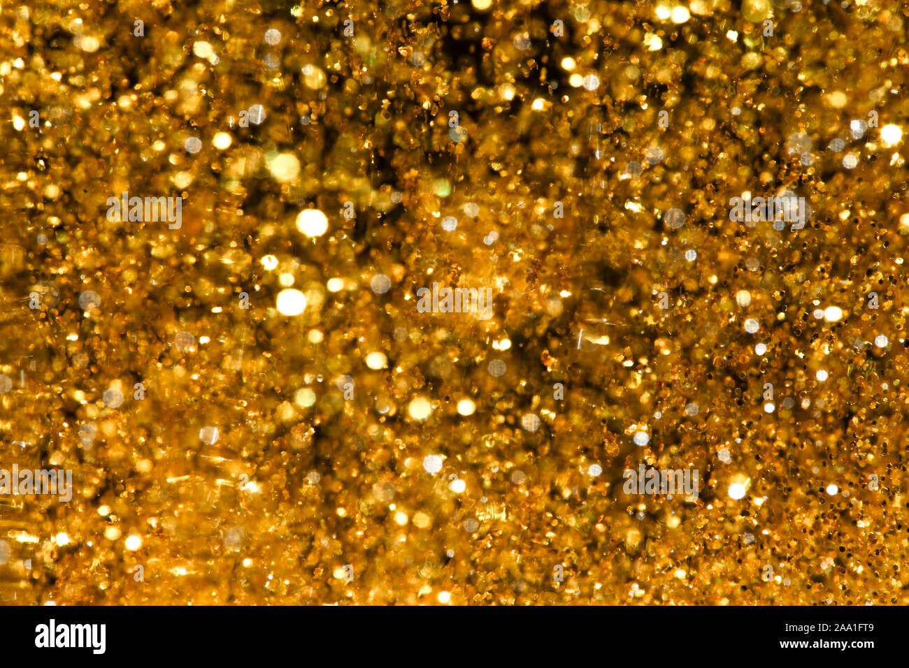 Abstract bokeh of sparkling gold glitter background or wallpaper Stock  Photo - Alamy