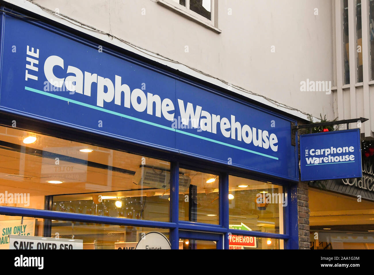 Carphone warehouse phones hi-res stock photography and images - Alamy