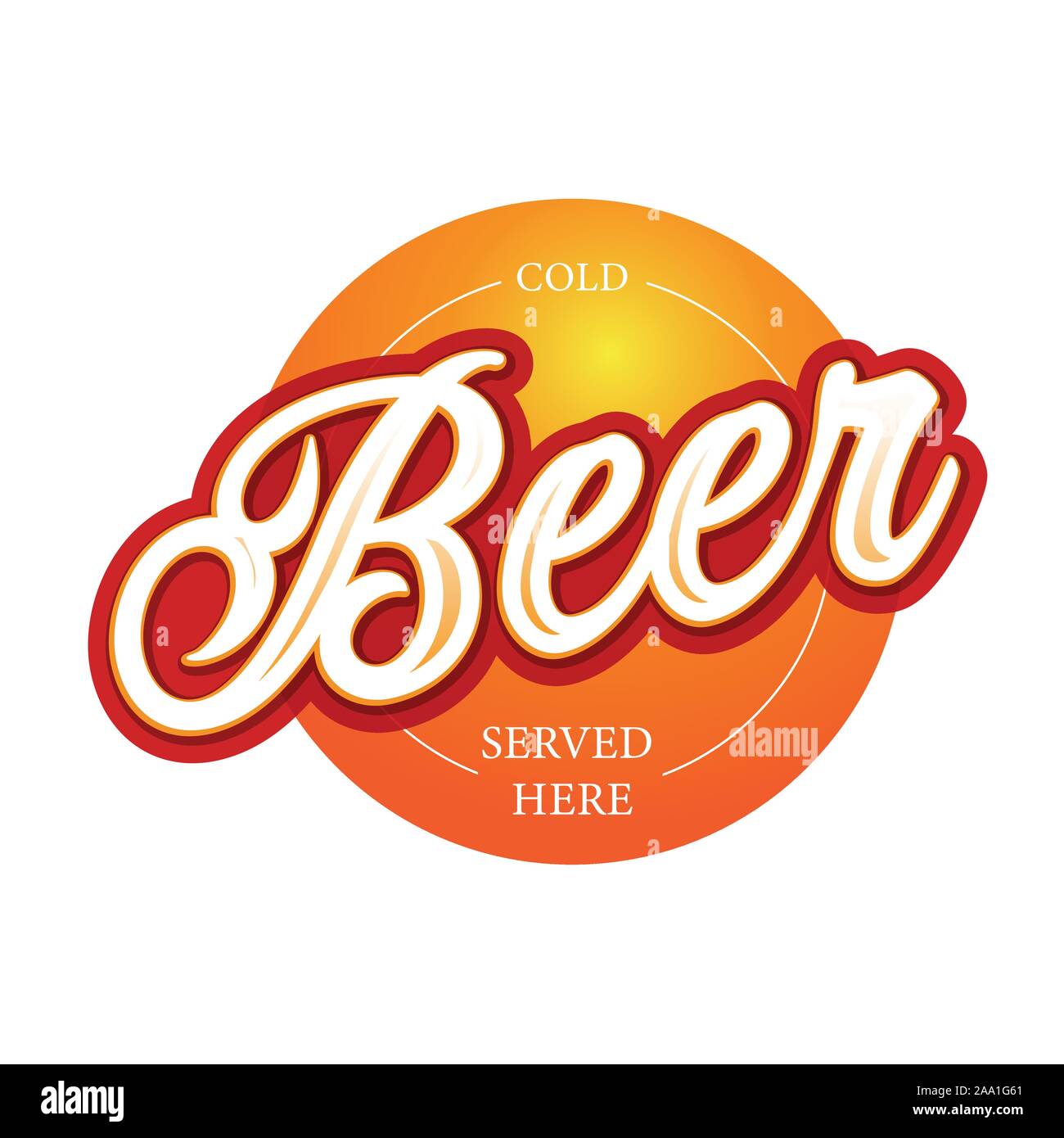 Craft beer sign label lettering Stock Vector Image & Art Alamy
